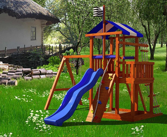 Детская площадка Бретань купить по цене 88 400 руб. с доставкой по Москве и  области